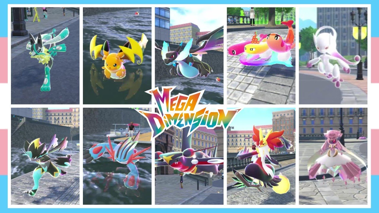 *ASMR* All 95 Mega Evolutions Walking/Swimming/Levitating/Flying Animations In Pokemon Legends ZA