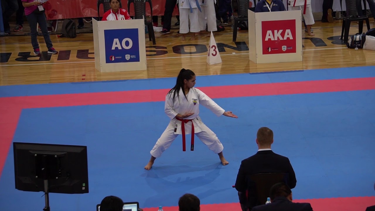 2017 Pan Am U21 Female Kata Orbe Cristina ECU 1