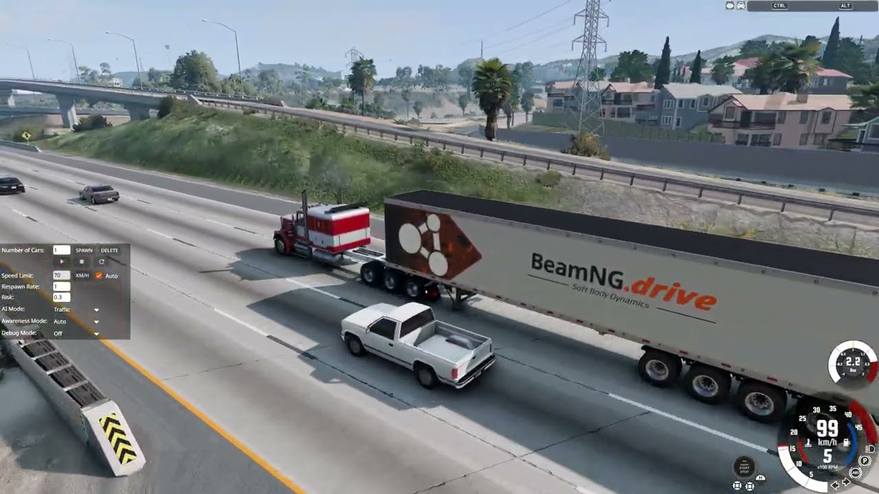 driving a truck