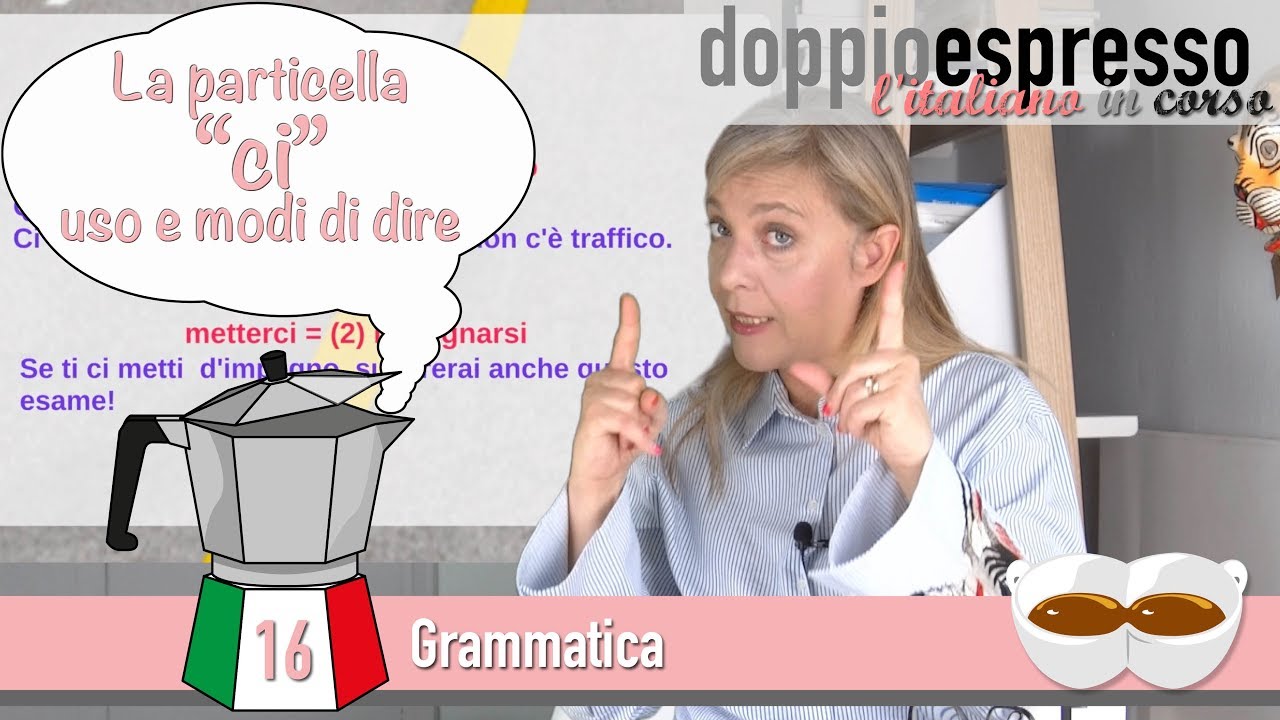 La particella "ci" - Level A1 - Grammatica Italiana