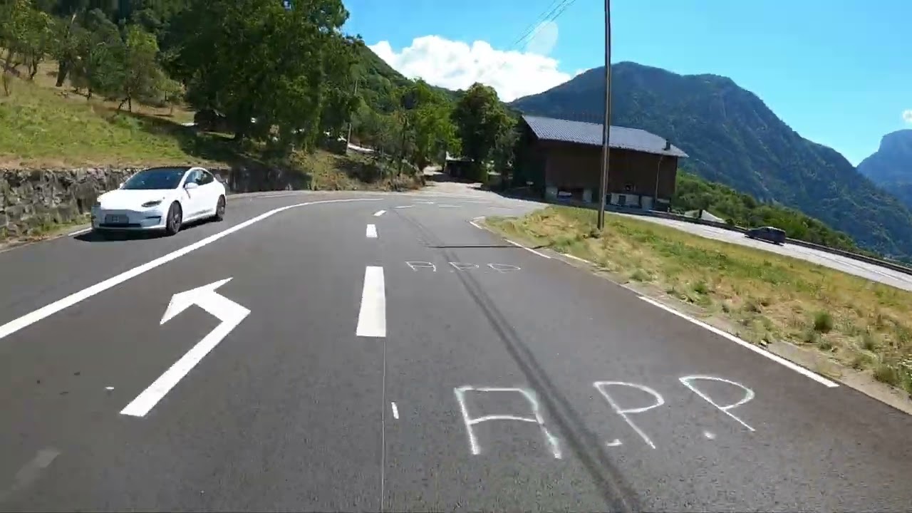 Motorrad Abenteuer Reise von Thonon les Baines nach Albertville Teil 2