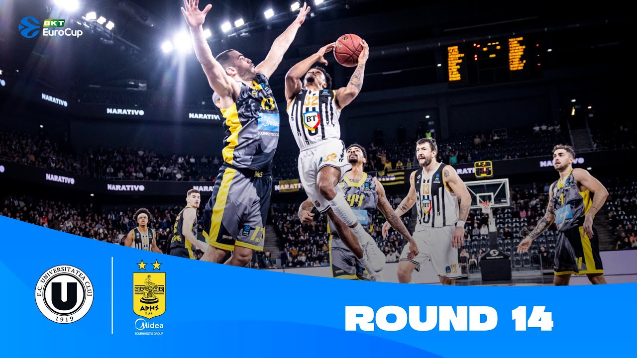 U-BT-Cluj-Napoca-Aris Midea Thessaloniki | Round 14 Highlights | 2023-24 BKT EuroCup
