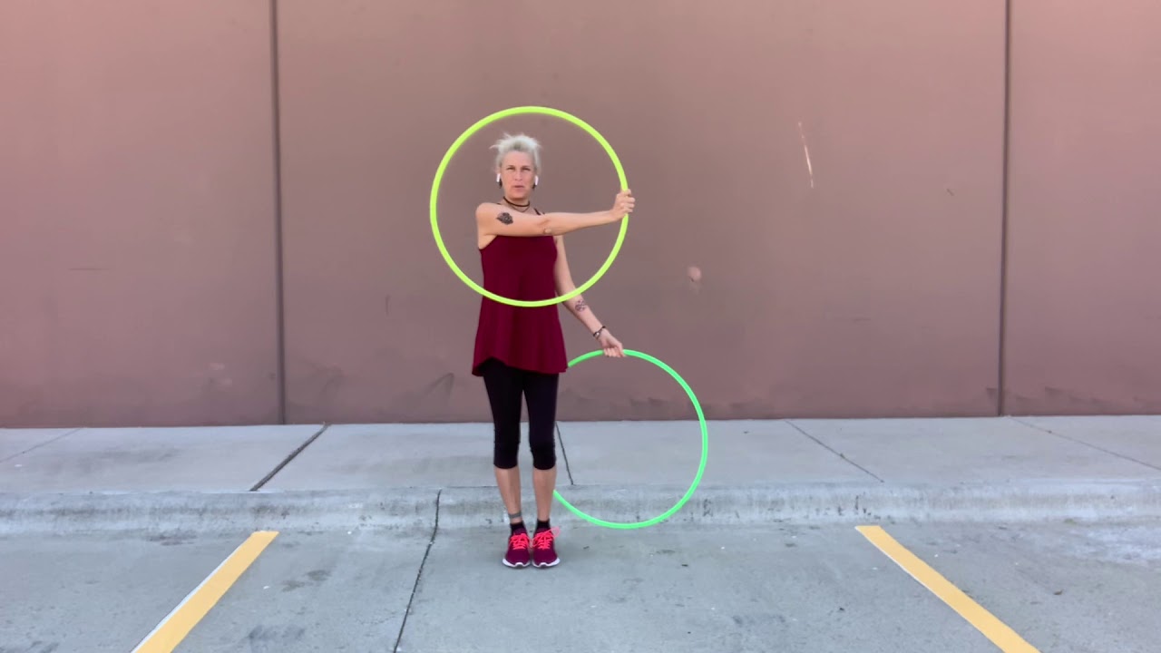 Double smear gyroscope: twin hoop tutorial with Jasmine Kienne