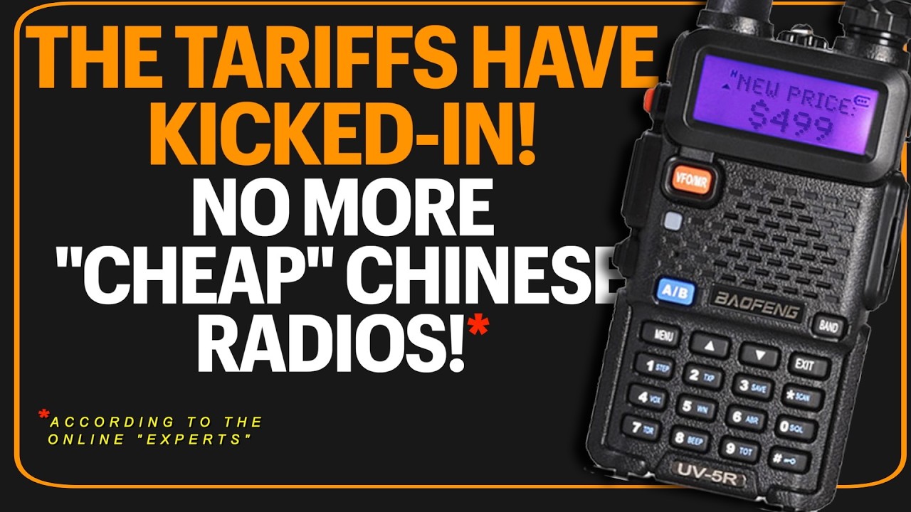 The Trump Tariffs On China Have Hit Ham Radios! GMRS & Ham Radio Prices JUMP Because of Donald Trump