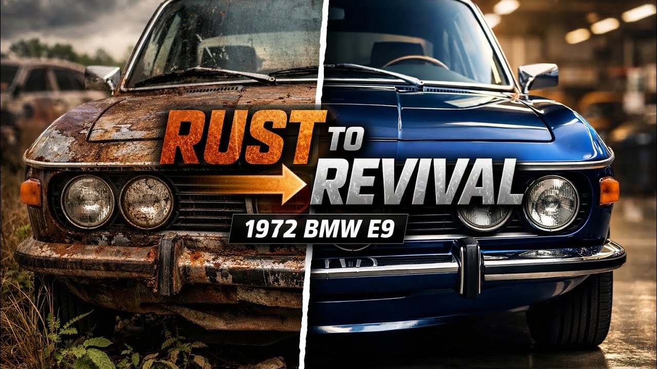 1972 BMW E9 Coupe Restored from Junkyard | Car Restoration ASMR