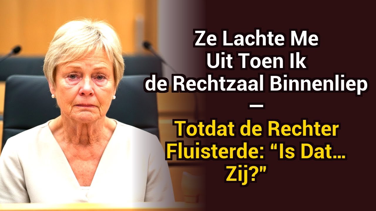 Ze maakte grapjes toen ik de rechtszaal binnenliep — tot de rechter fluisterde: “Is dat… zij?” en