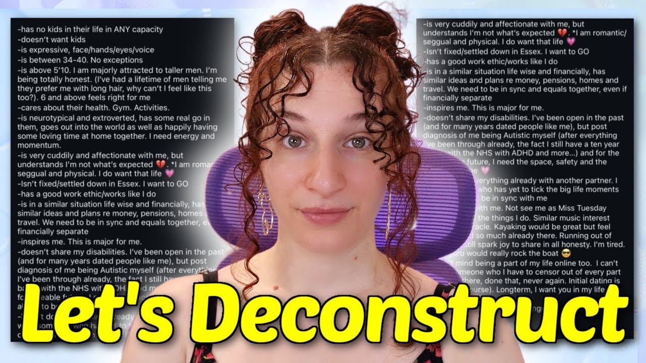 She's 32 & Her Dating Checklist Is A Red Flag (let's talk about why)