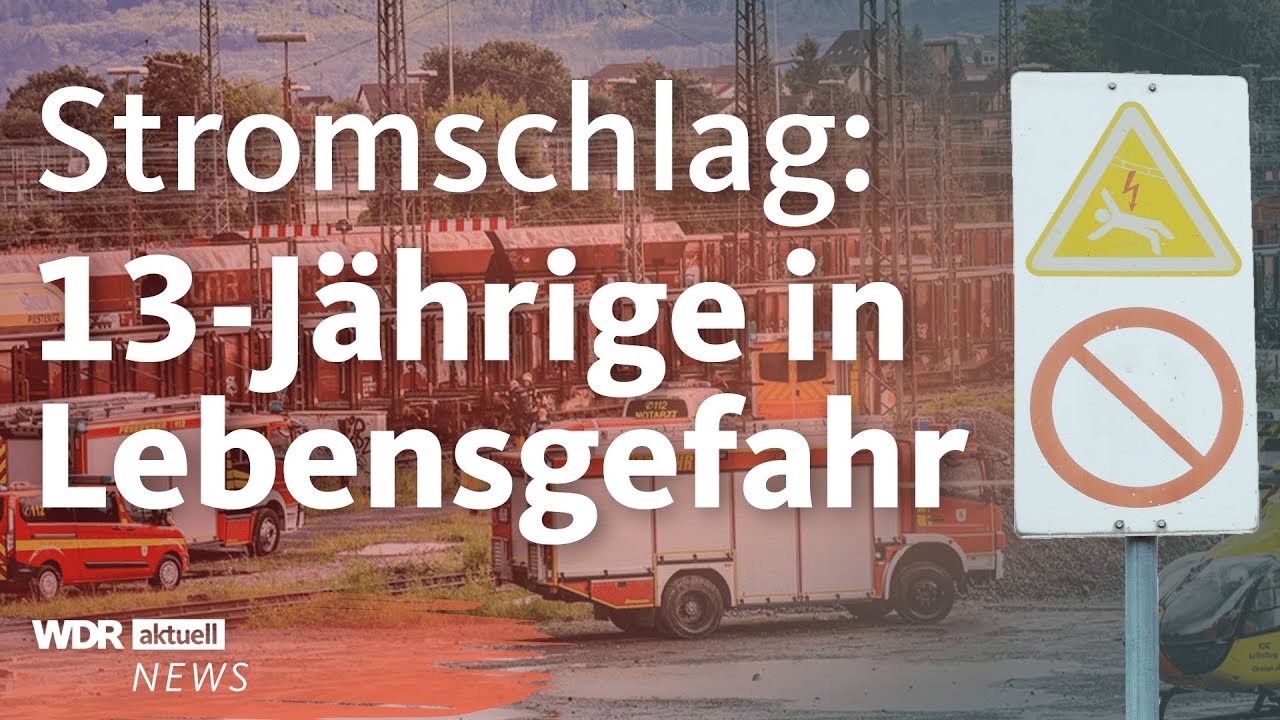 Auf Zug geklettert: Jugendliche in Schwerte durch Stromschlag schwer verletzt | WDR aktuell