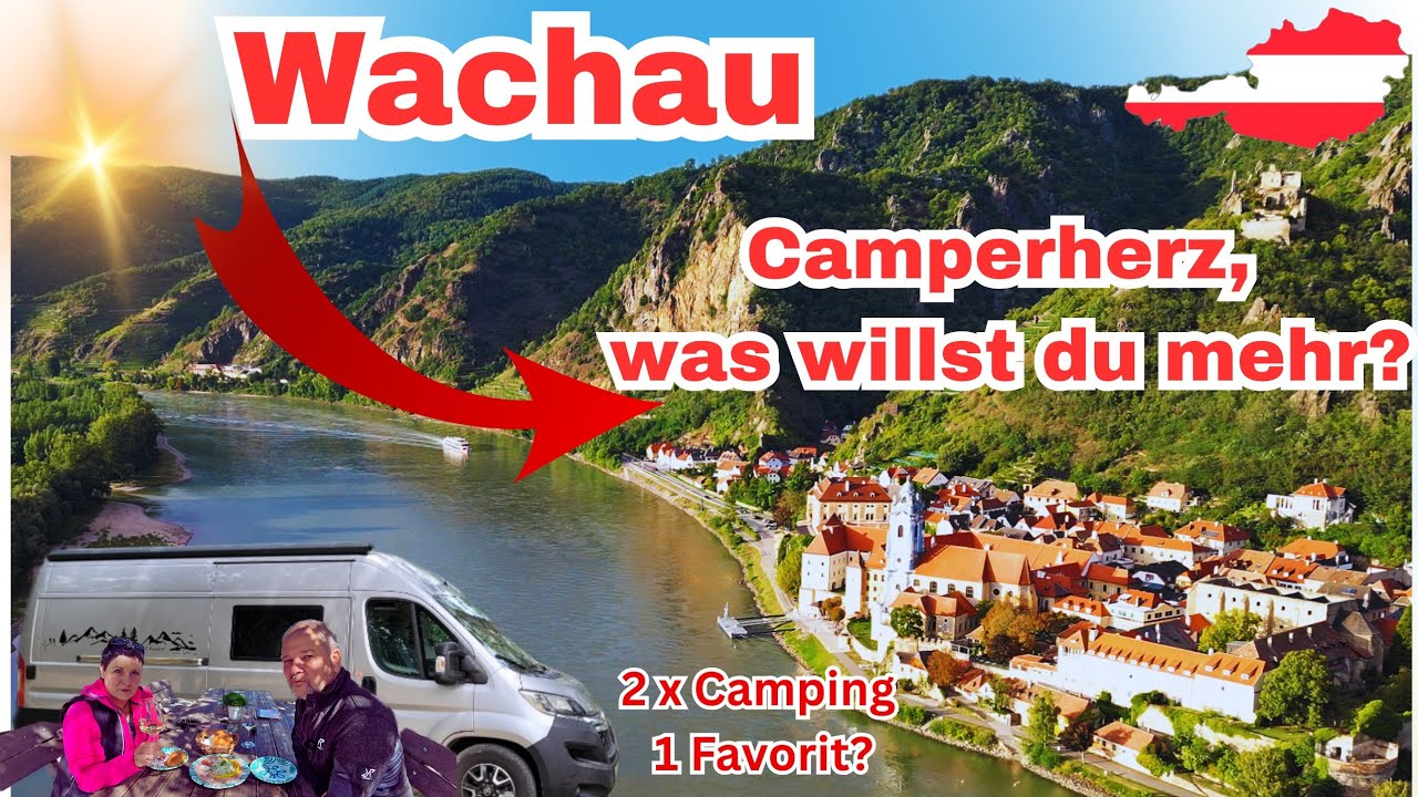 😲 Wachau - Campingglück an der Donau❓️ Camping Genuss & Radurlaub 