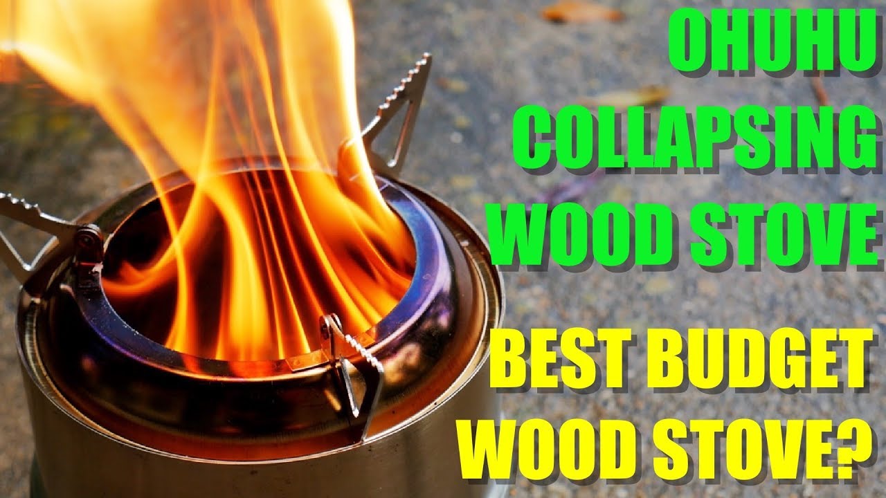BEST Budget Wood Gasifier Stove for Hiking? The $16.99 Ohuhu Stainless Steel Camping Stove!