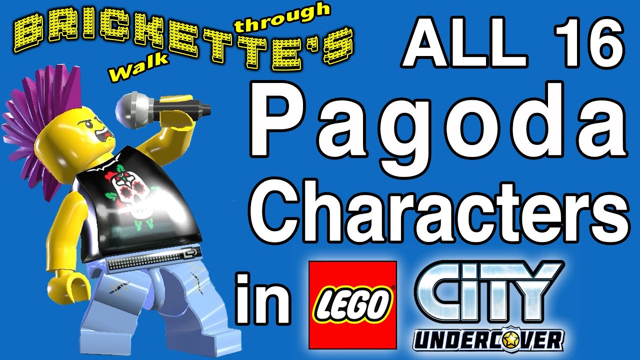 All 16 Pagoda Characters in LEGO City Undercover