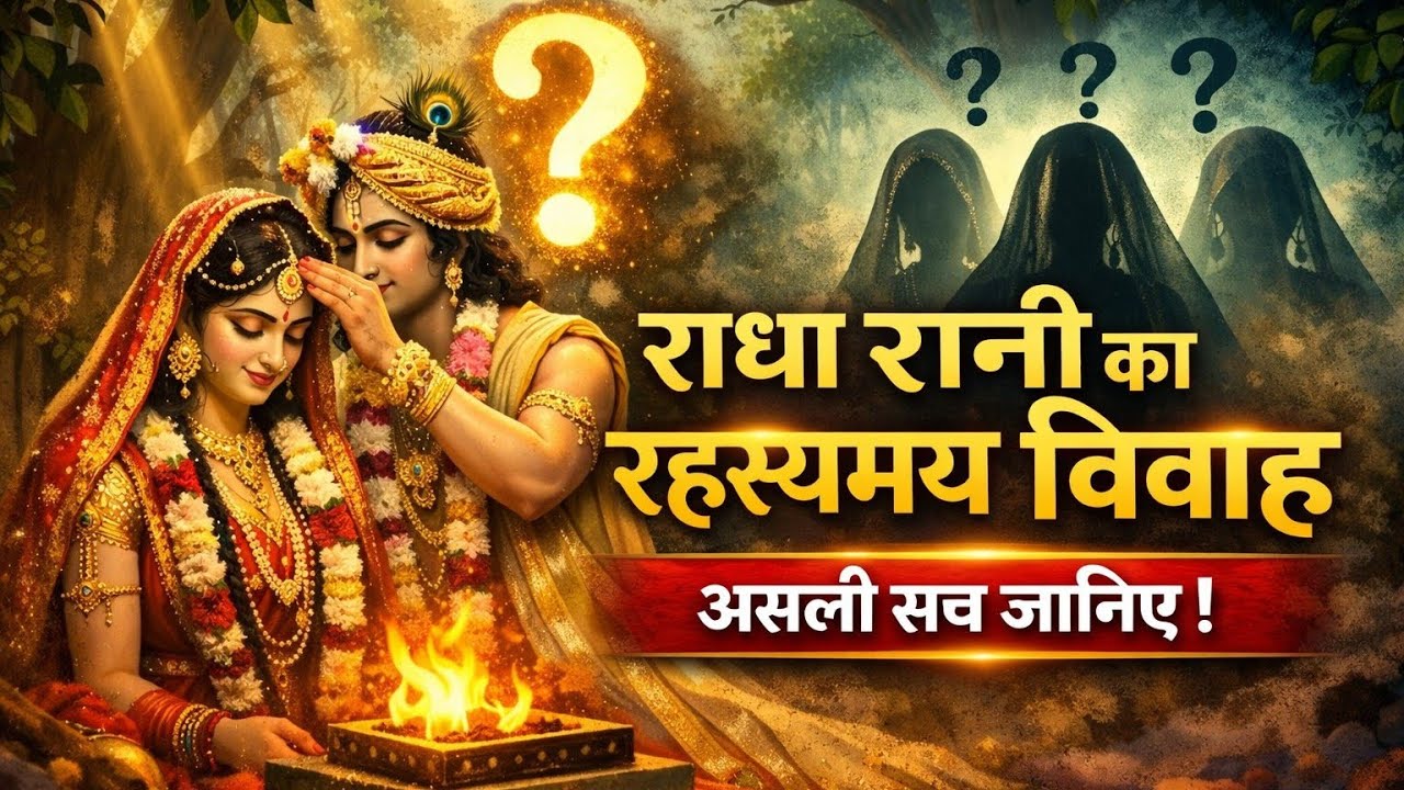 राधा रानी का रहस्यमयी विवाह | ब्रज का सबसे बड़ा रहस्य | Radhe-Radhe | Radhe Krishna | #bhkati 