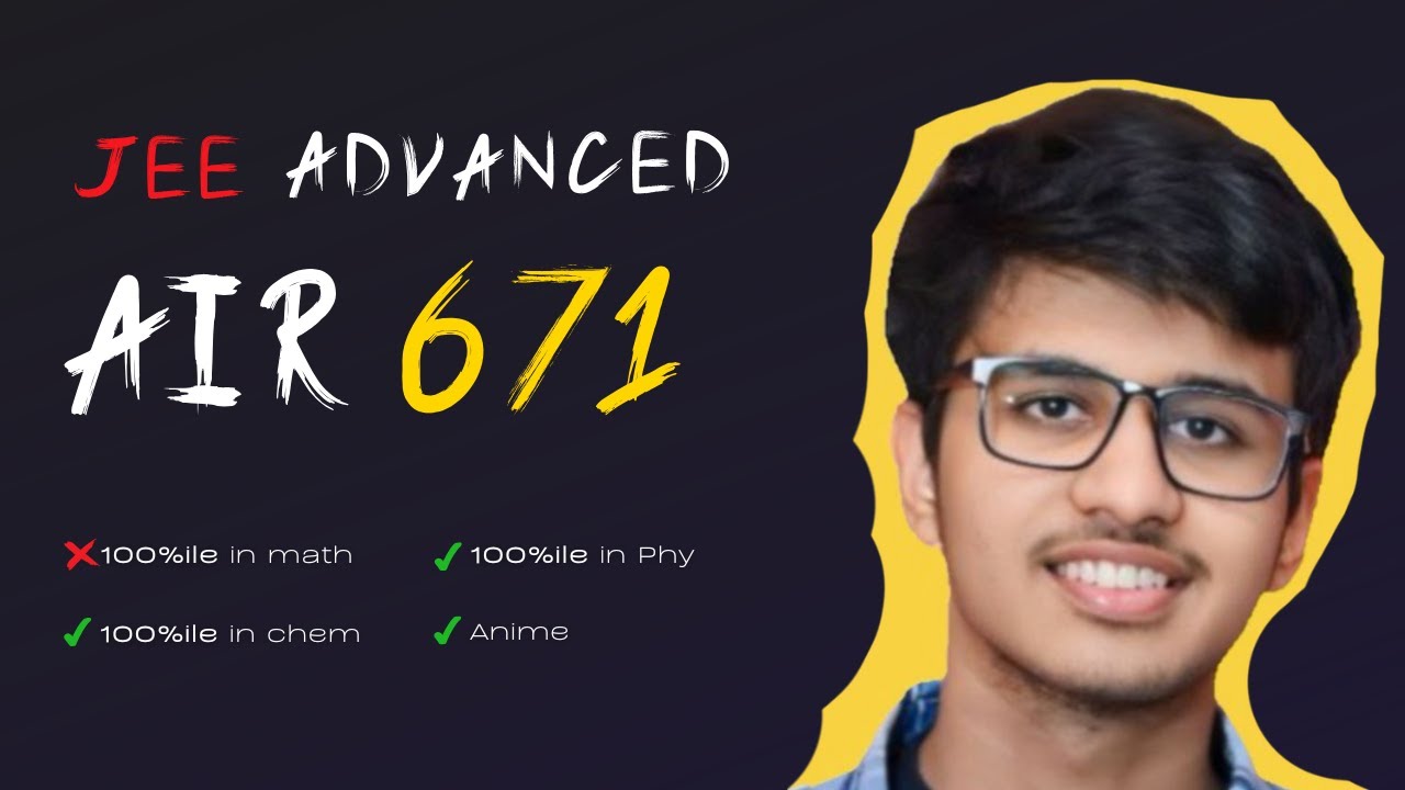 JEE Advanced AIR 671 never solved Pyqs?