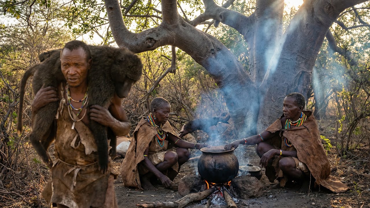 Wild Kitchen | Hadzabe ways of cooking and Eating