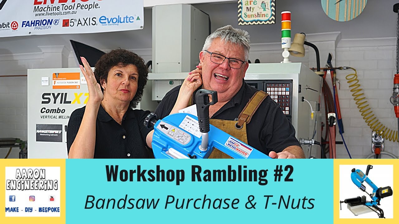 Workshop Rambles #2 - New Bandsaw & machining T-Nuts