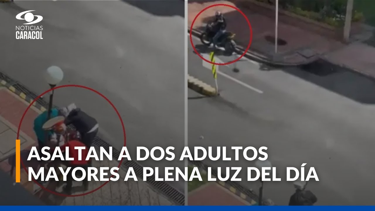 Indignante atraco a pareja de adultos mayores en Bogotá: hubo disparos, los siguieron desde el banco