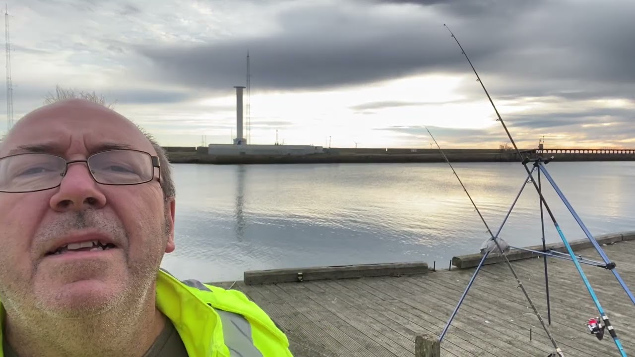 A lovely day for it! A session in Blyth Harbour, there’s fish in that there river!