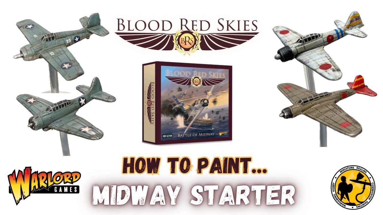 Warlord Games | Blood Red Skies | How to Paint Your Midway Starter