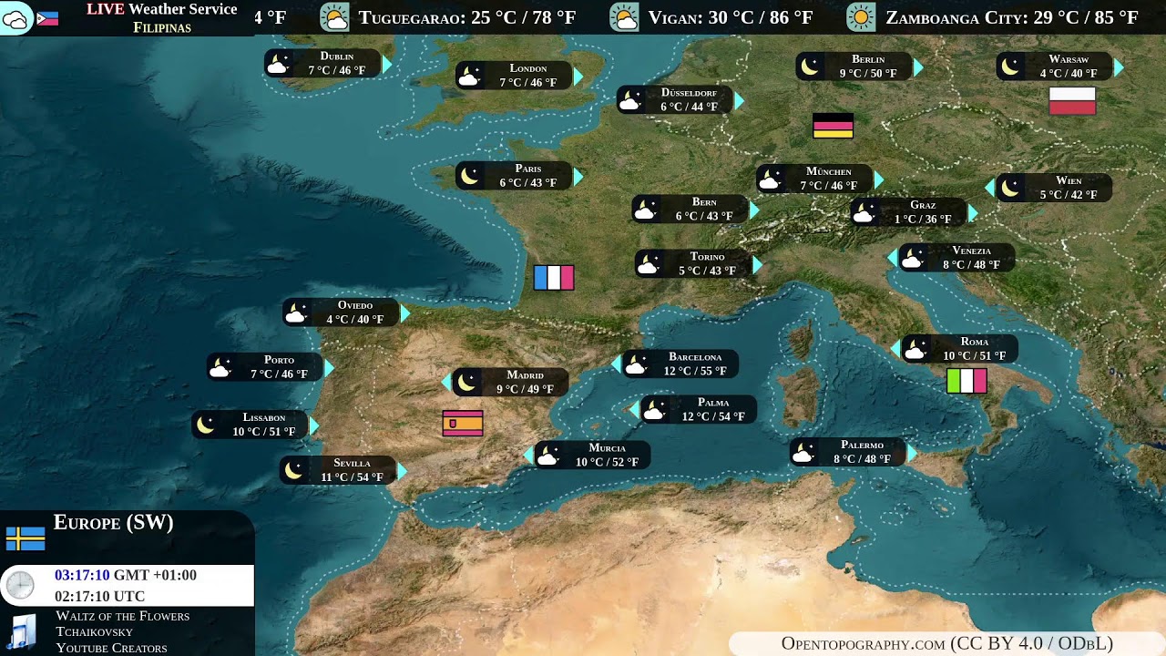 International live cameras and weather 🔴 LIVE Weather Service