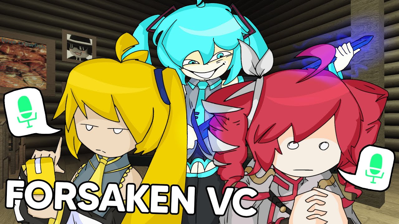 TROLLING AS THE TRIPLE BAKA SQUAD IN FORSAKEN | Roblox Forsaken VC Funny Moments