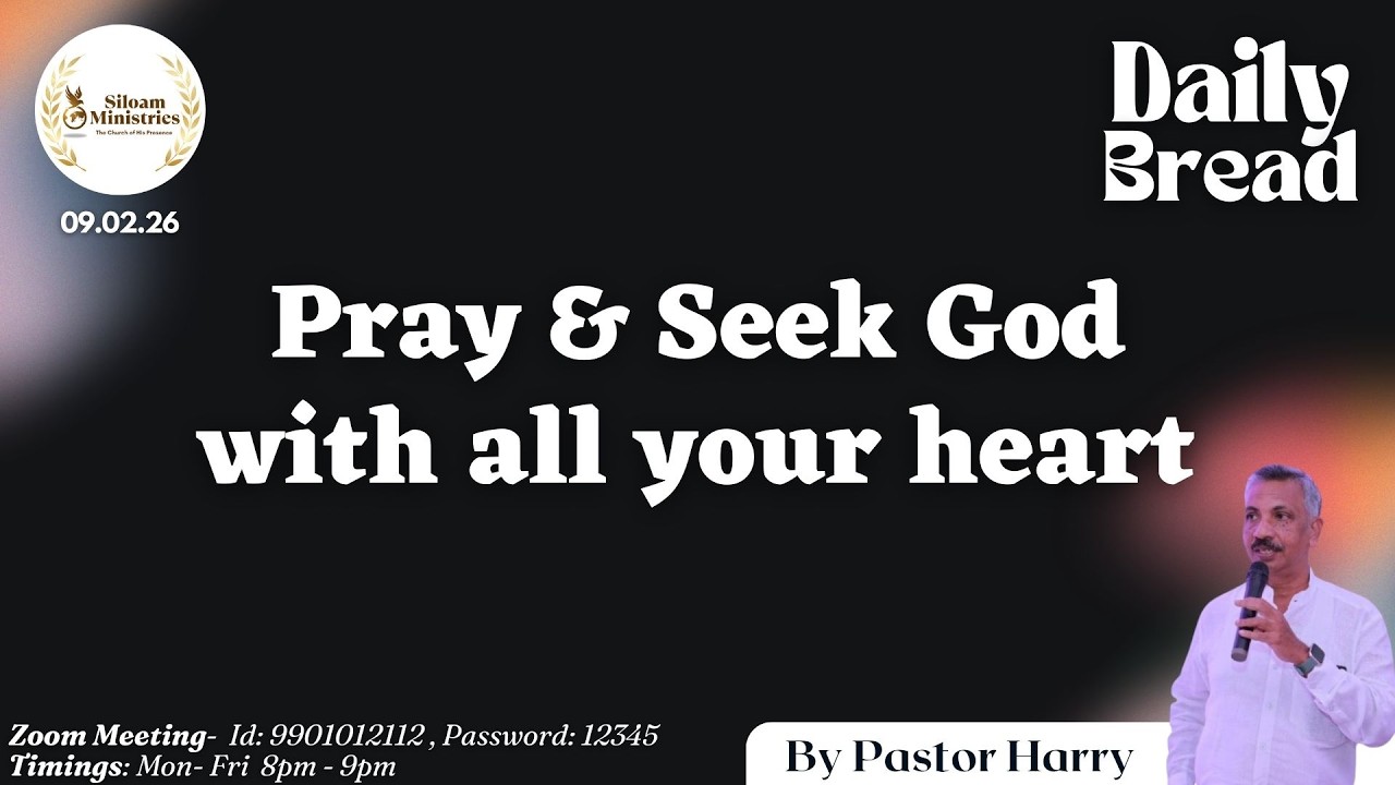 Daily Prayer - Pray & Seek God with all your heart