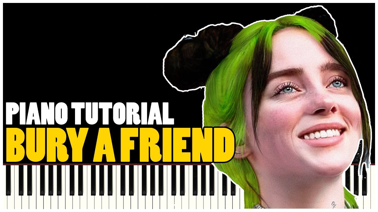 Billie Eilish - Bury a Friend (Piano Tutorial Synthesia)