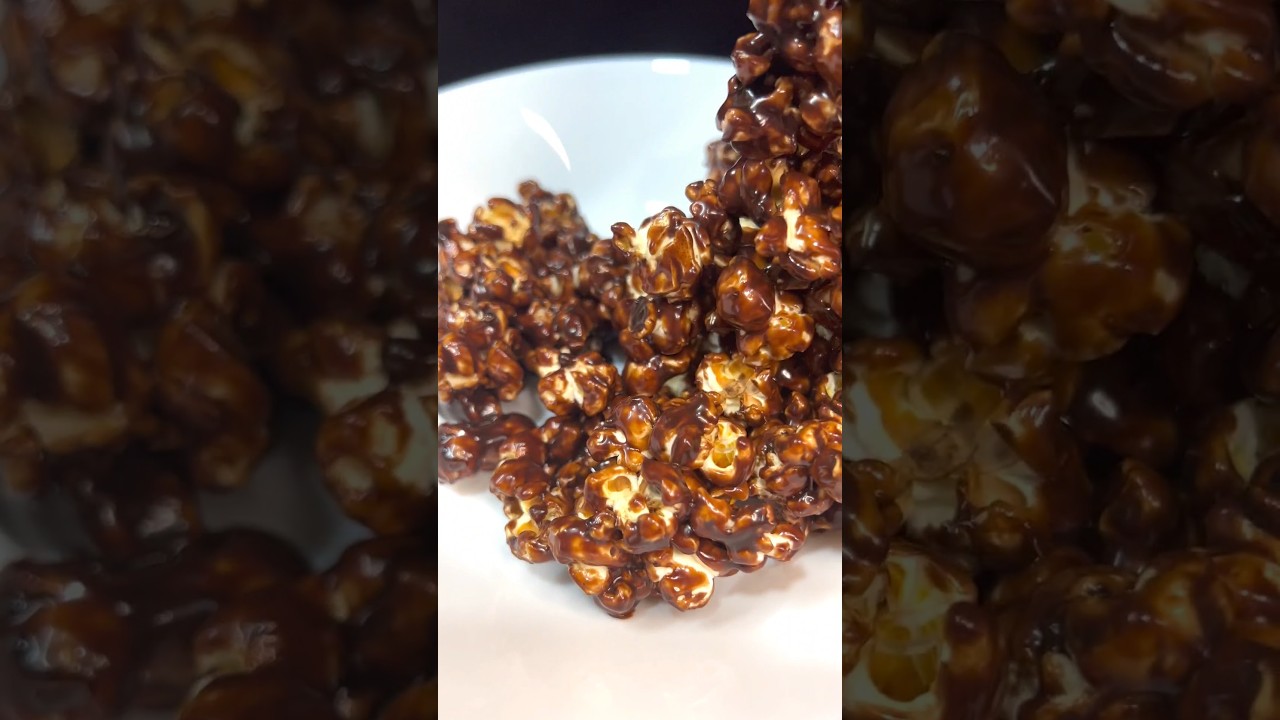Chocolate Popcorn ASMR#shorts #shortvideo