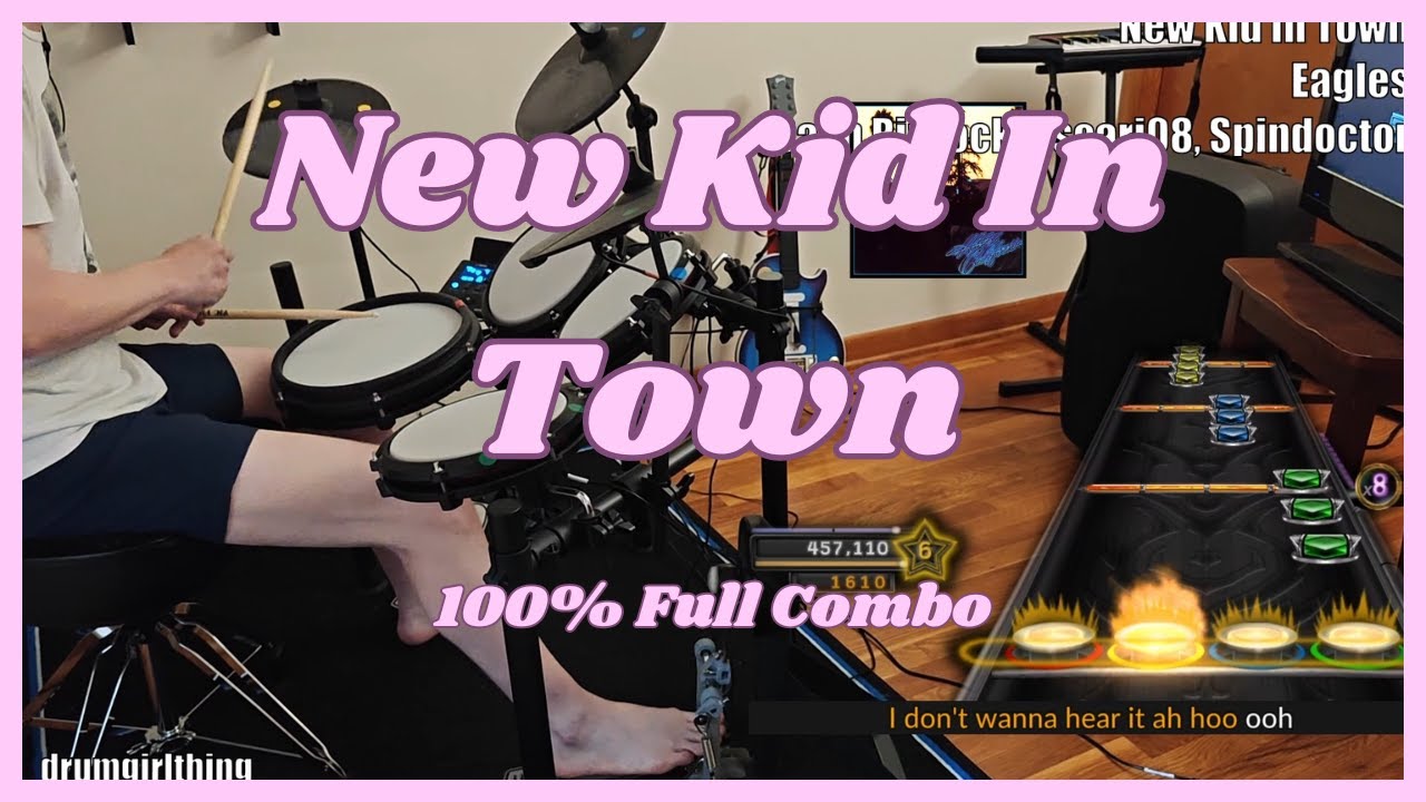 New Kid In Town by Eagles - Clone Hero Pro Drums 100% FC
