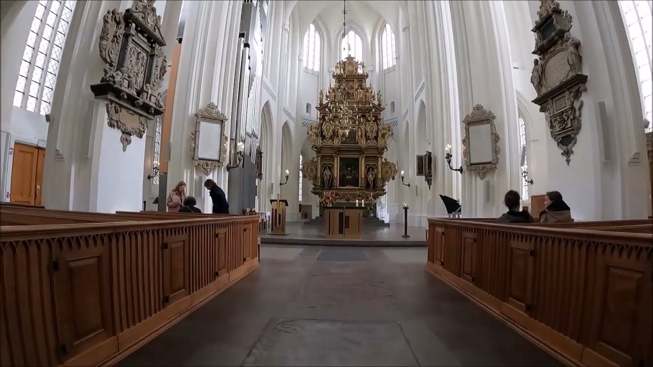 Inside St Petri kyrkan Malm&ouml;