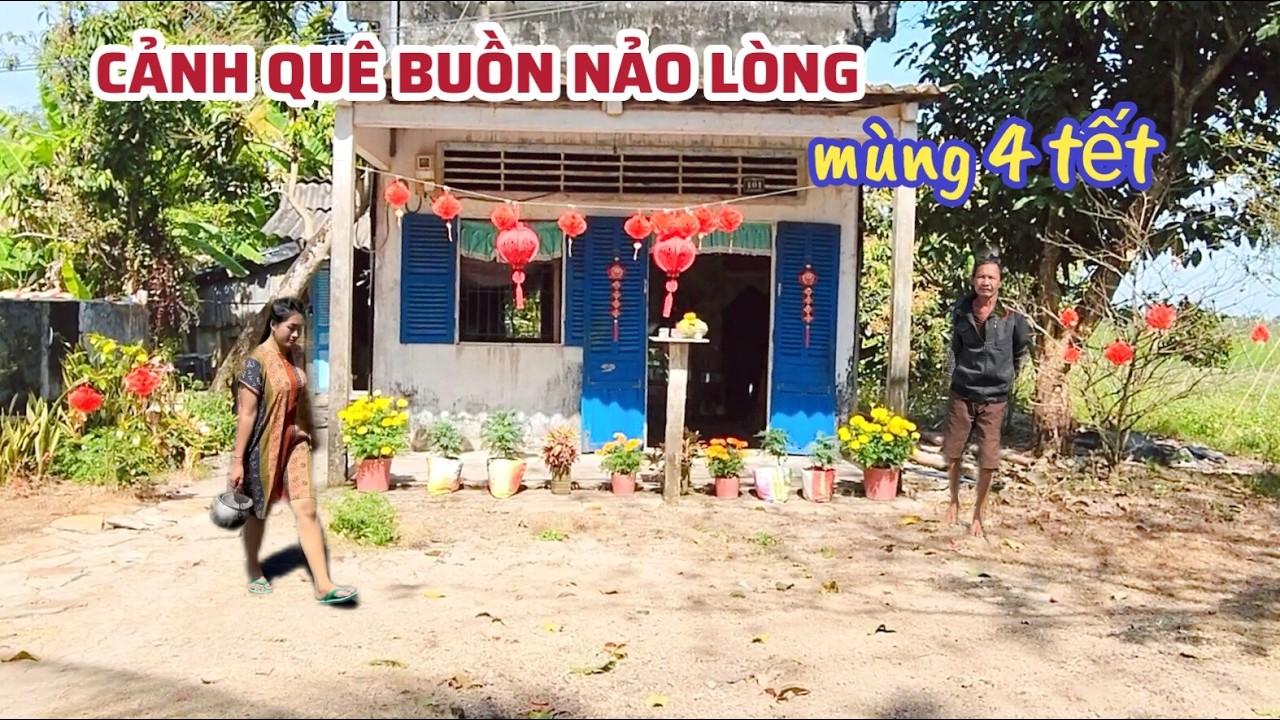 Bất Ngờ Cảnh Quê Nhìn Buồn Nảo Lòng, Đường Làng Không Thấy Bóng Người Vắng Vẻ Quá Mùng 4 Tết 2026