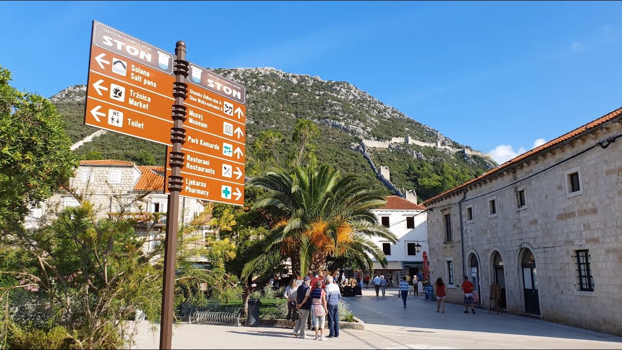 Walking in Ston, Croatia (4K 60FPS)