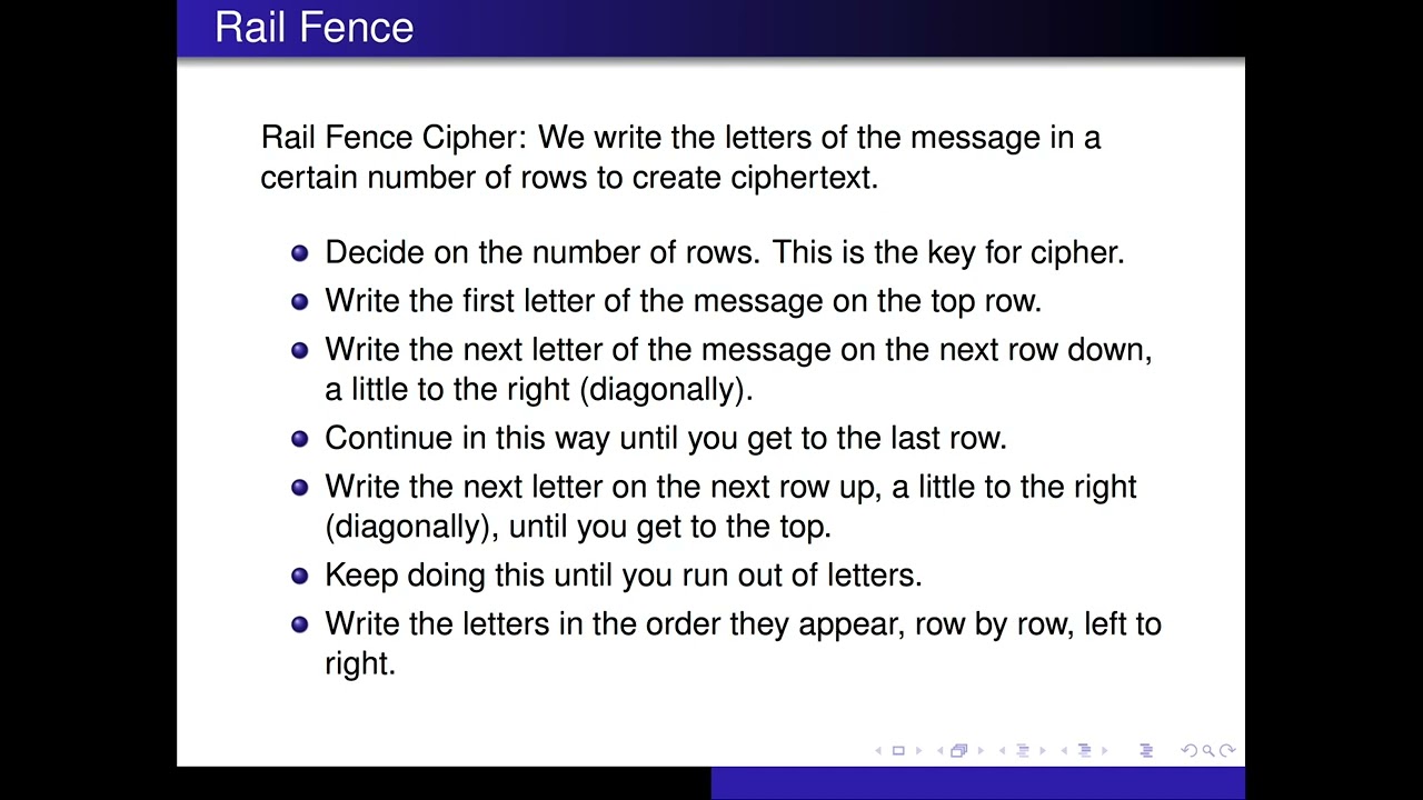 Transposition Ciphers