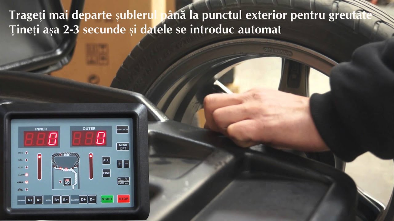 Lincos® STD-412 Echilibrarea roții cu jeantă din aluminiu