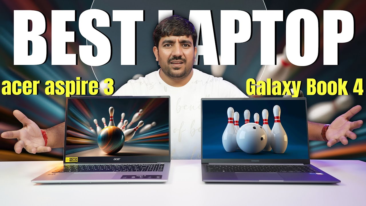 SAMSUNG Galaxy Book 4 Core i3 13th Gen Vs Acer Aspire 3 AMD Ryzen 5 7430U Laptop 🚀 Best Under Rs35k🔥