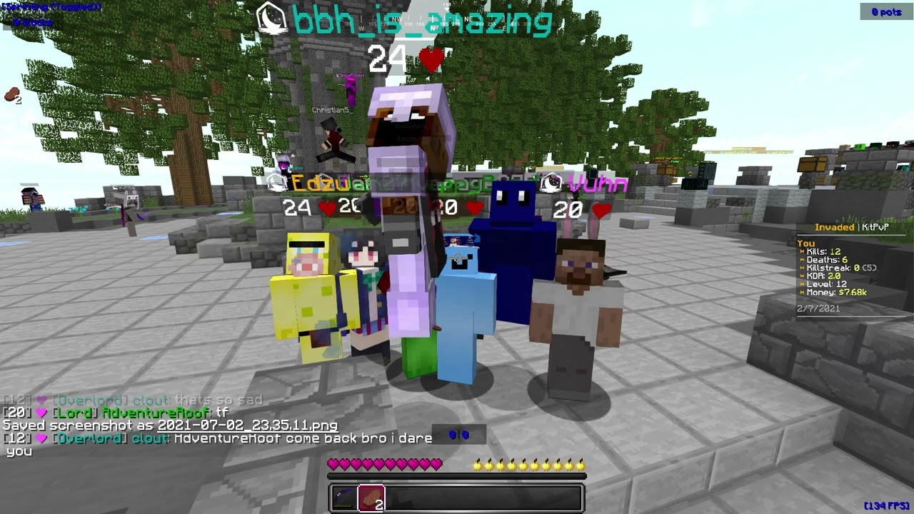 Cya invadedlands kitpvp