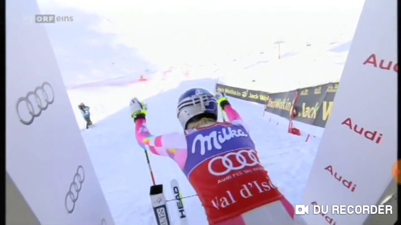 Lindsey Vonn wins Downhil (Val d'Isere 2014)