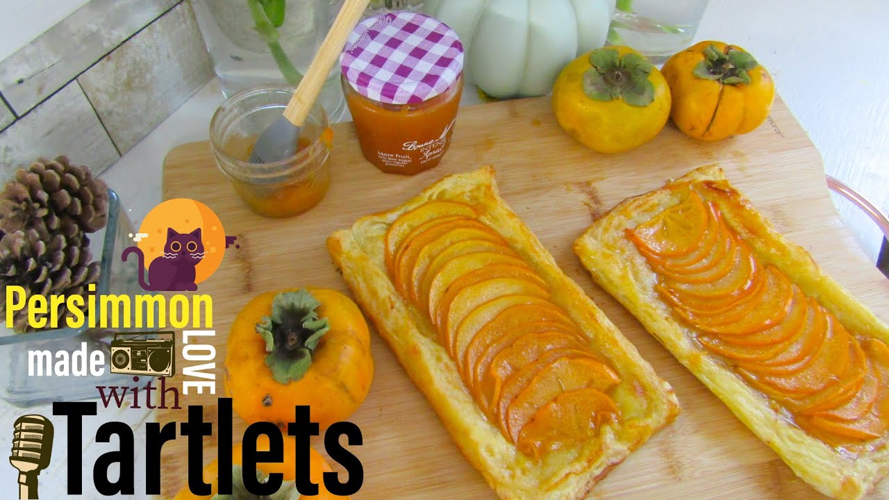 Persimmon Tartlet| Relax Baking| Fall Harvest Recipe| Sub Video