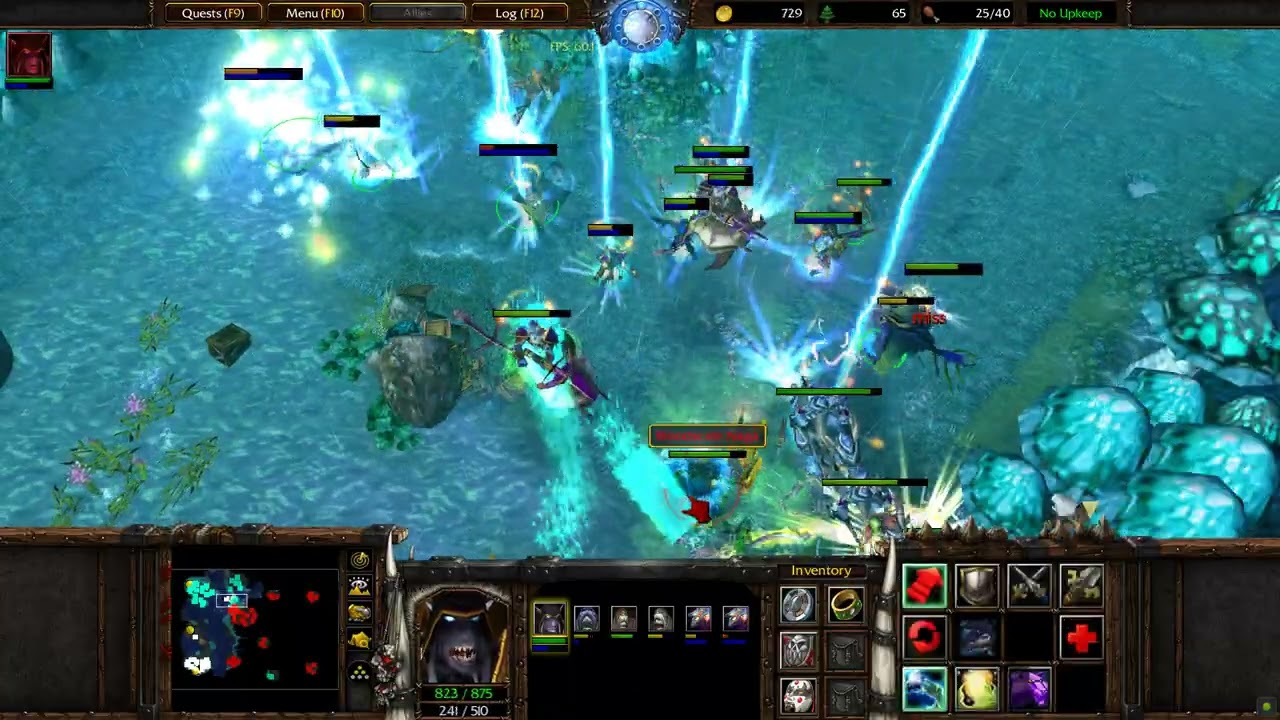 Warcraft 3  - Shadows of Hatred - v2.30 - Disturbance at Zangarmarsh! - 05