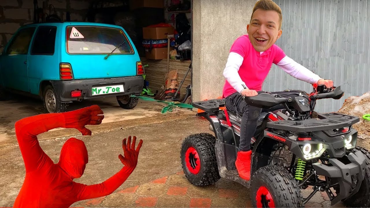 Mr. Joe found Russian Mini Cooper with Red Man 13+