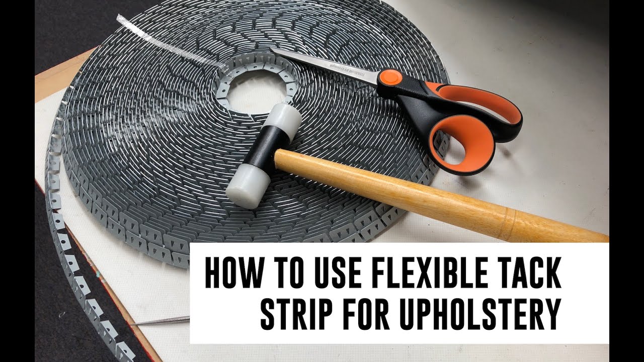 Mollies How To use flexible tack strip for upholstery