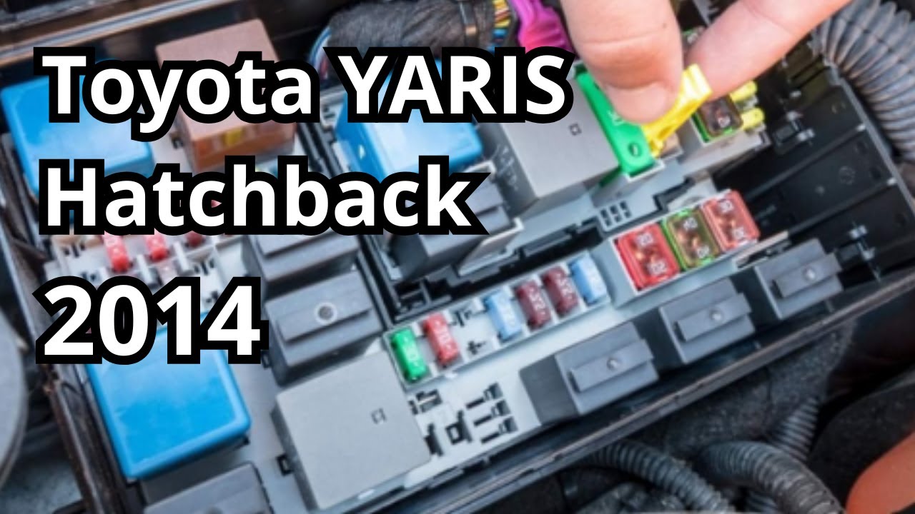 Diagrama de la caja de fusibles de Toyota YARIS Hatchback 2014. ToyoFans.