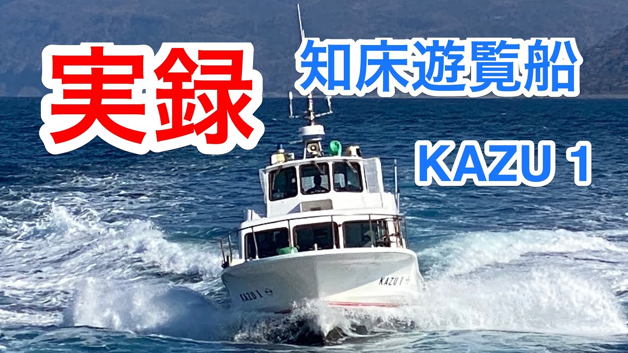 【実録】知床遊覧船 「KAZU1」