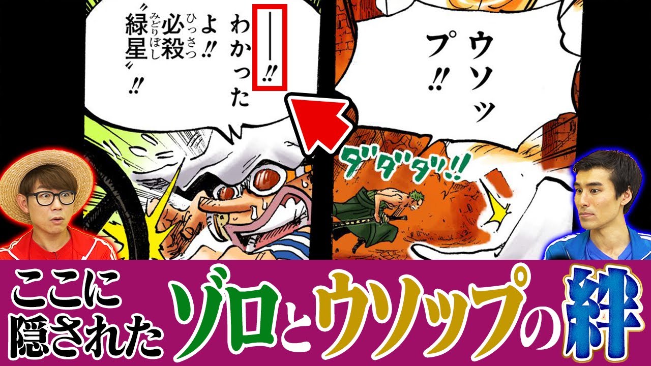 【ウソップ×ゾロ】ウソップの細かすぎる好きなところ延長戦！【仲間がいるよTube!!!!】