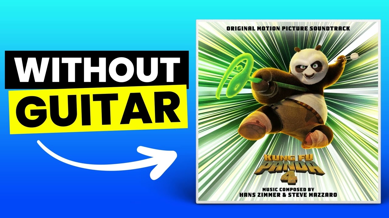 ...Baby One More Time (from Kung Fu Panda 4) - Tenacious D | No Guitar (Play Along)