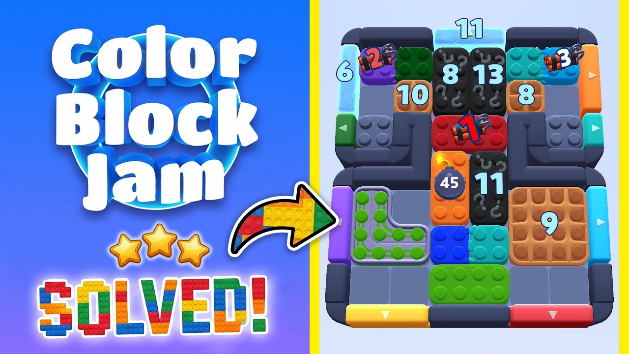 Color Block Jam Level 942 (943) | Every Puzzle Solved! 🎯