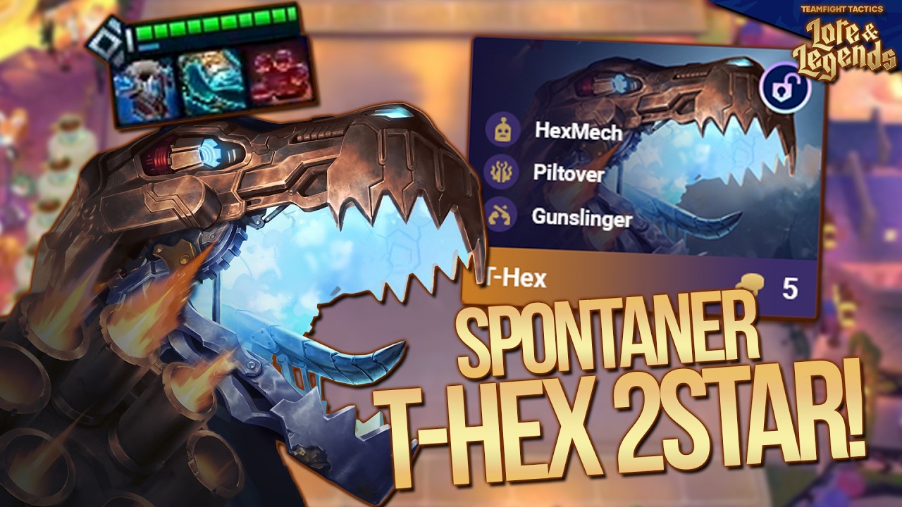Spontaner T-Hex 2 Star?! | TFT Set 16 Banger 37