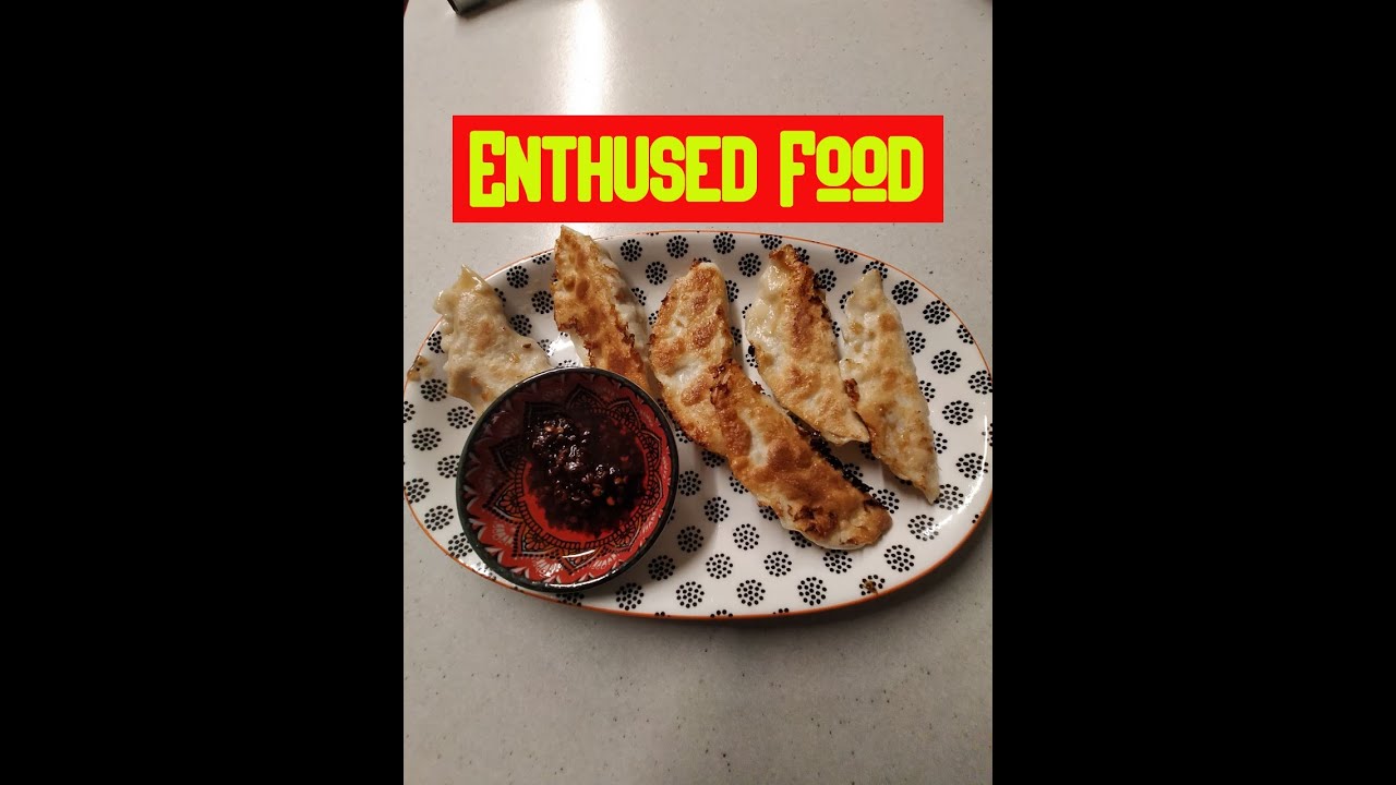 BEST Pork and mushroom Gyoza dumplings