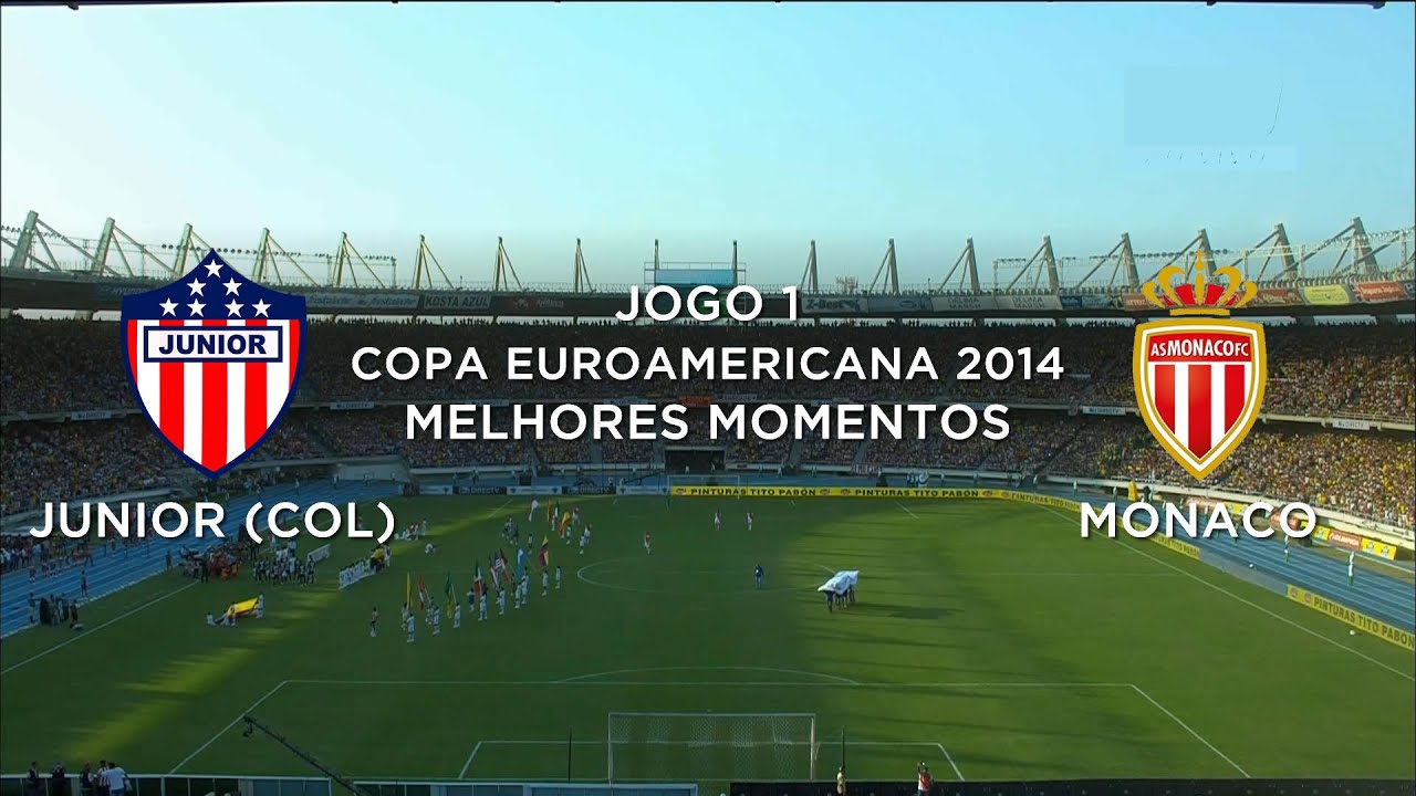 Melhores Momentos - Junior (COL) 0 x 1 Monaco - Copa Euroamericana - 20/07/2014