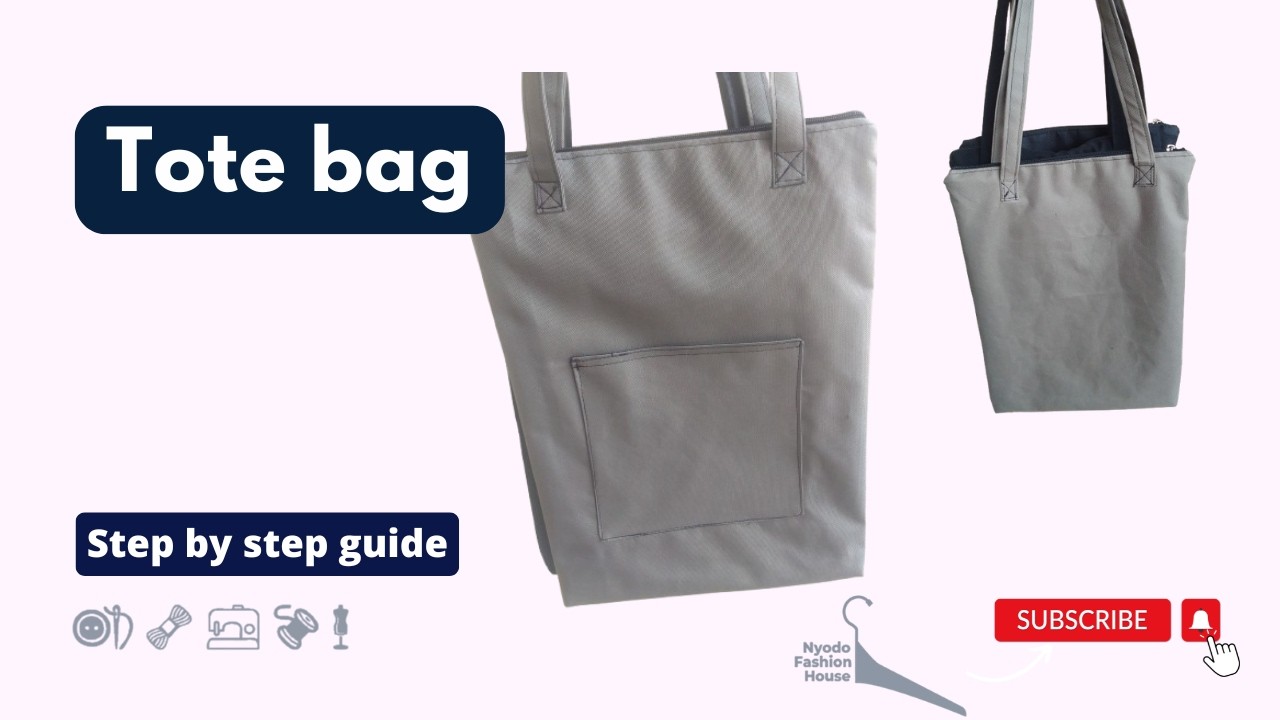 How to make an easy Tote bag for beginners