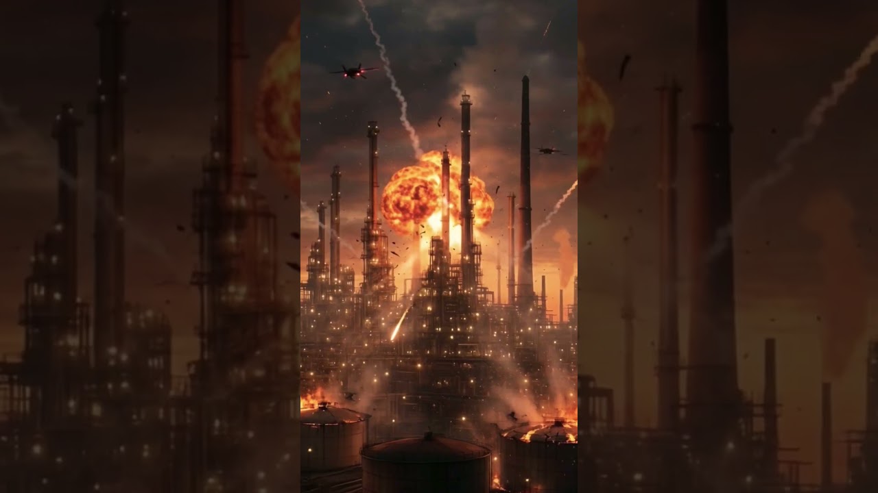 Iran Drone Attack on Bahrain Oil Refinery | Middle East Oil Crisis Begins